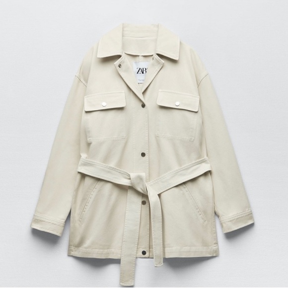 ZARA BELTED DENIM JACKET NWT
ICE - Picture 6 of 7